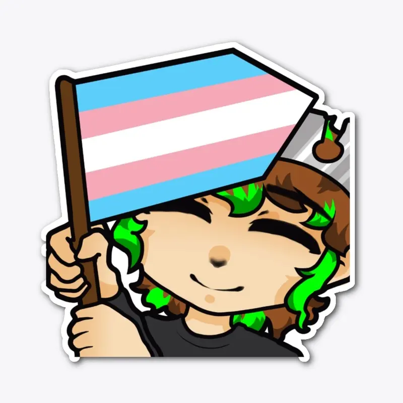 z3r0b1te Trans-Pride Sticker