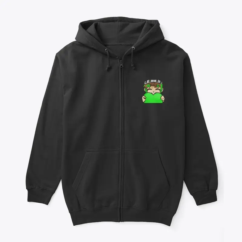 z3r0b1te Heart Zip-Up